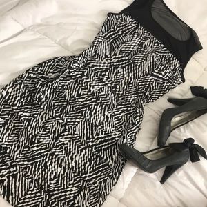 Black and White Dress